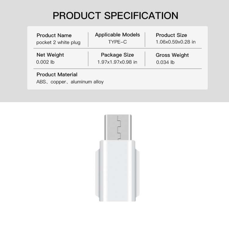 Smartphone Adapter for DJI OSMO Pocket 1/2 - Type-C Variant