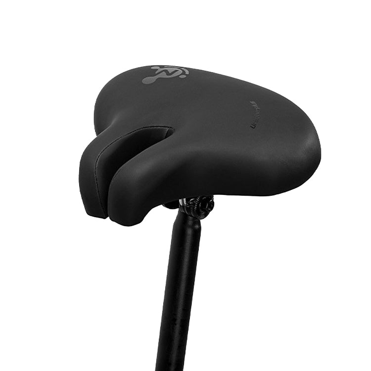 Comfortable Shock Absorbing Bike Saddle for Mountain Biking (Black)