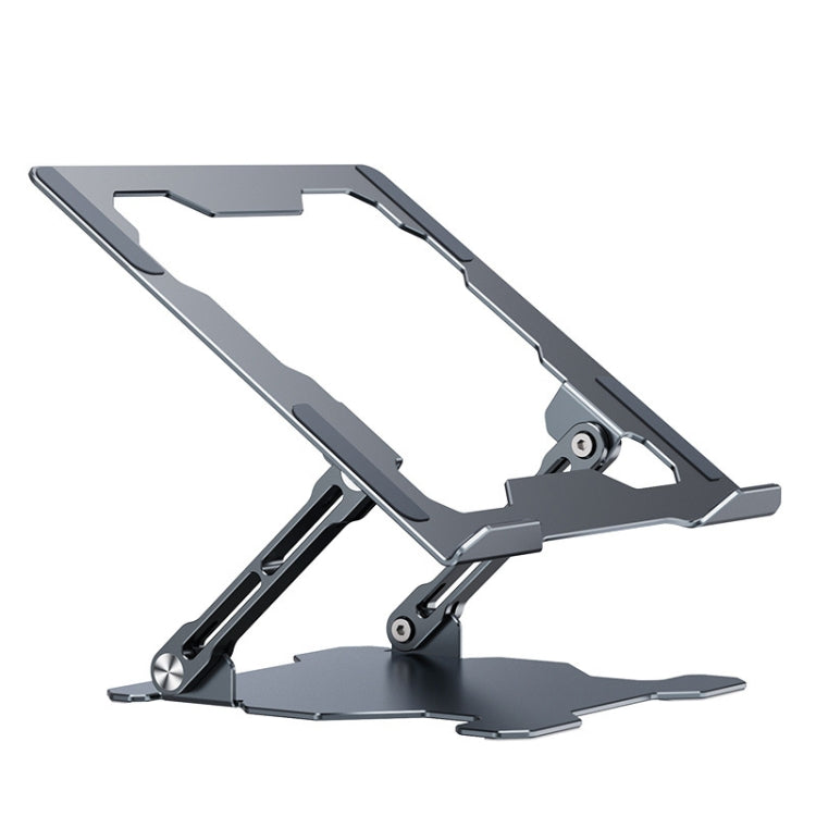 Hollow Heat-Dissipating Foldable Laptop Stand for 15-inch Notebook/Tablet (Deep Space Gray)