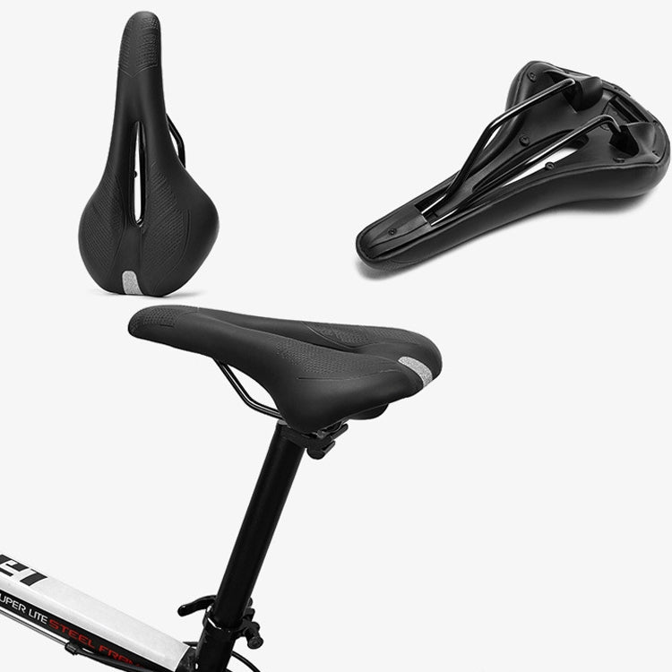Comfortable Bicycle Seat with Reflective Design