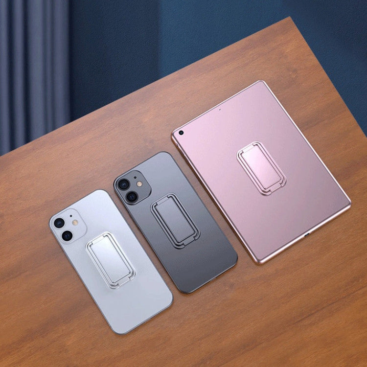 Metal Folding Phone and Tablet Holder with Rotating Back Stick (Rose Gold)