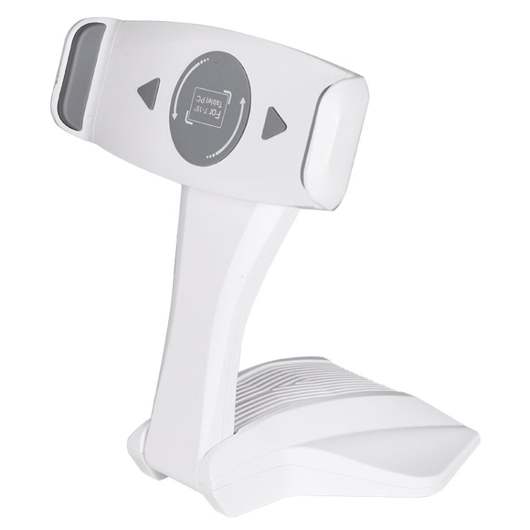 Adjustable Folding Stand for 7-15 inch Mobile Phone/Tablet (White Gray)