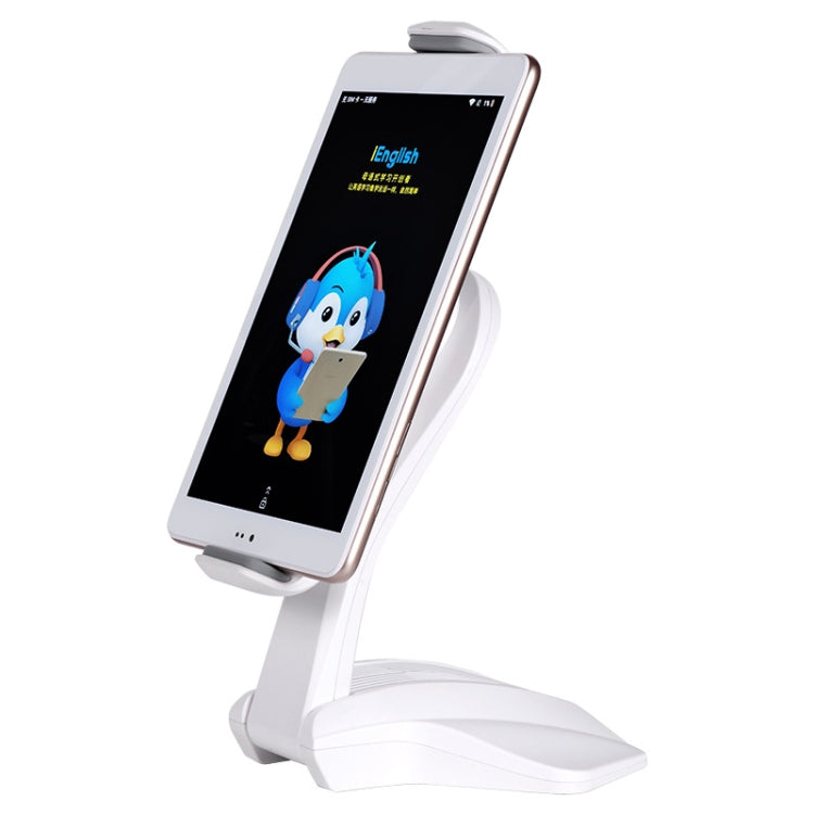 Adjustable Folding Stand for 7-15 inch Mobile Phone/Tablet (White Gray)