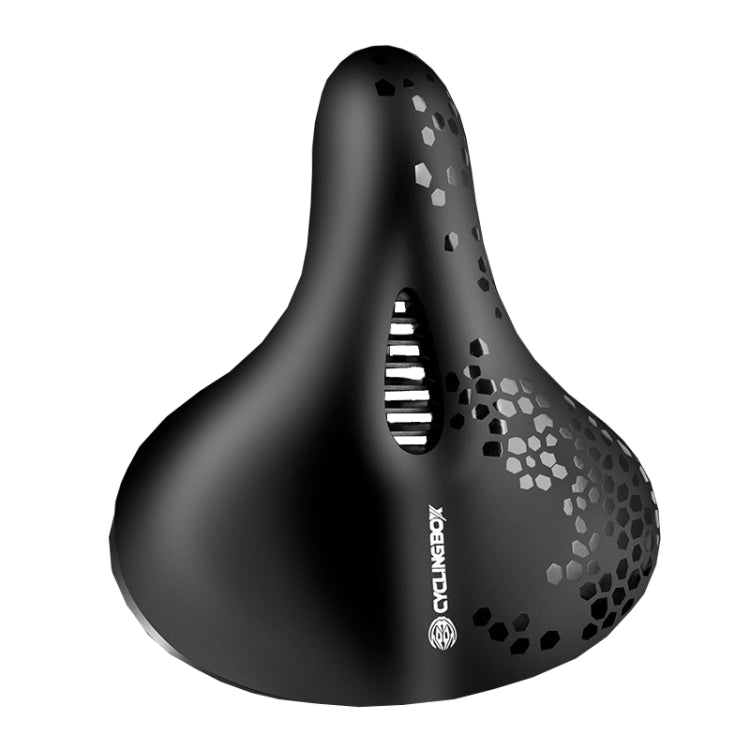 CYCLINGBOX BG-5404 Mountain Bike Saddle with Thickened Shock Absorber Seat (Black)