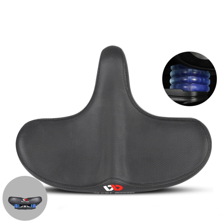 WEST BIKING Bicycle Saddle for Larger Butt with Shock Absorption and Groove Design