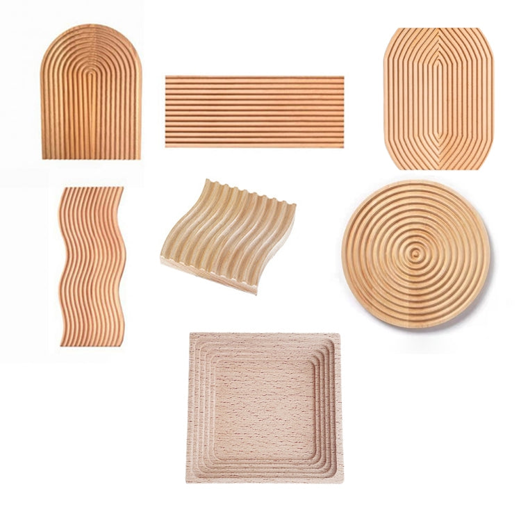 Medium Elliptical Wooden Tray for Photography and Props