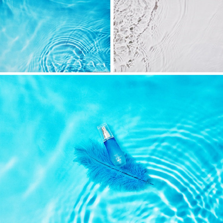 3D Stereo Double-Sided Photography Background Paper with Water Ripple Effect - Set of 2