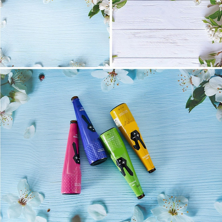 3D Stereo Double-Sided Background Paper for Product Photography (Blue White, 2 PCS)