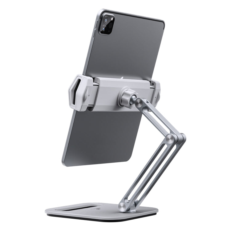 Boneruy P47 Tablet Stand with Adjustable Angles and Foldable Design (White)