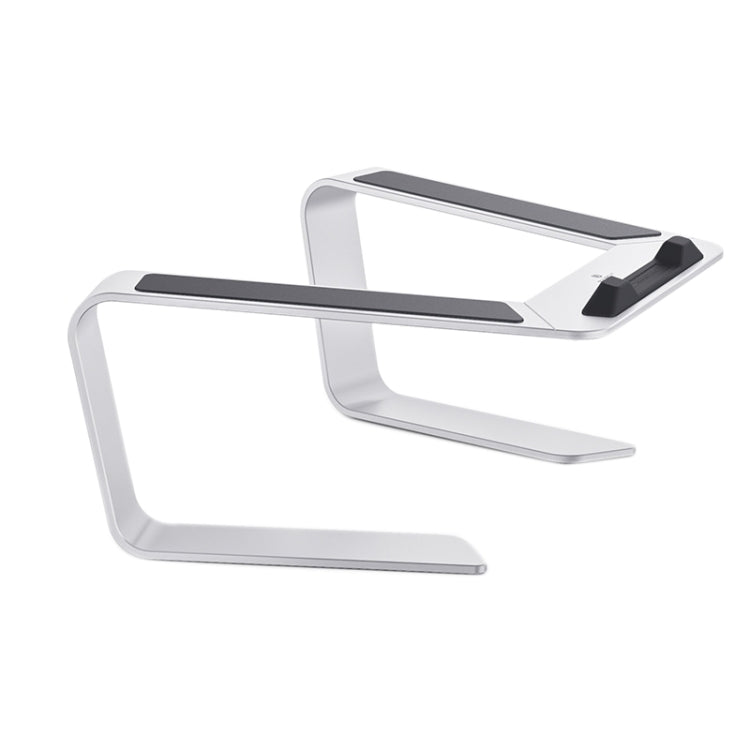 BONERUY P49 Silver Aluminum Alloy Notebook Holder with Heat-Dissipating Design