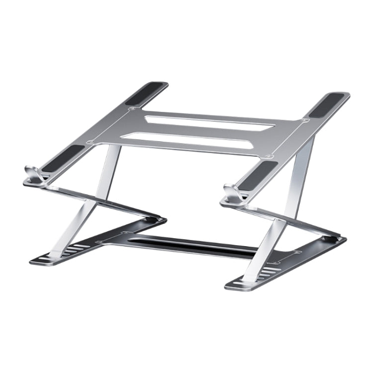 BONERUY P55 Silver Double-Layer Foldable Laptop Stand