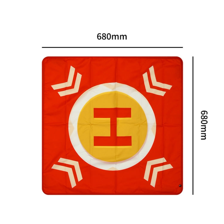 Foldable Waterproof Double-Sided Drone Parking Apron with Metal Counterweights