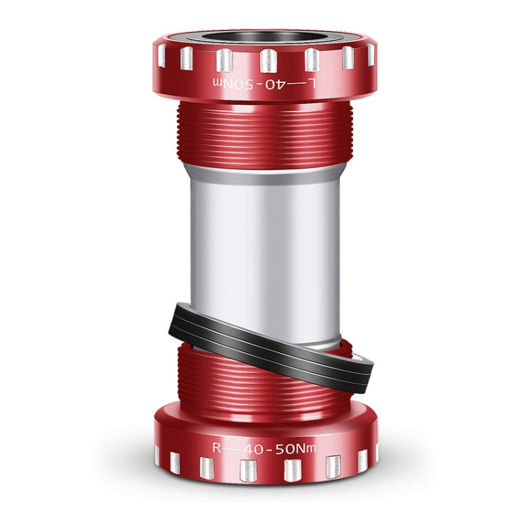 Aluminum Alloy Mountain Road Bike Bottom Axle (Red) with Sealed Bearings