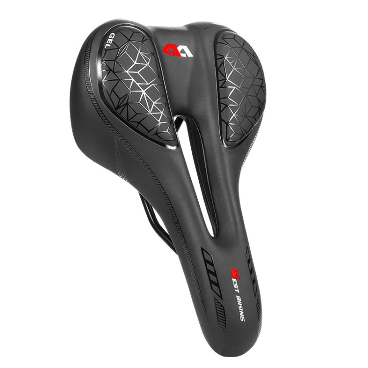 Comfortable Geometric Silicone Saddle for Bicycle Riding by WEST BIKING
