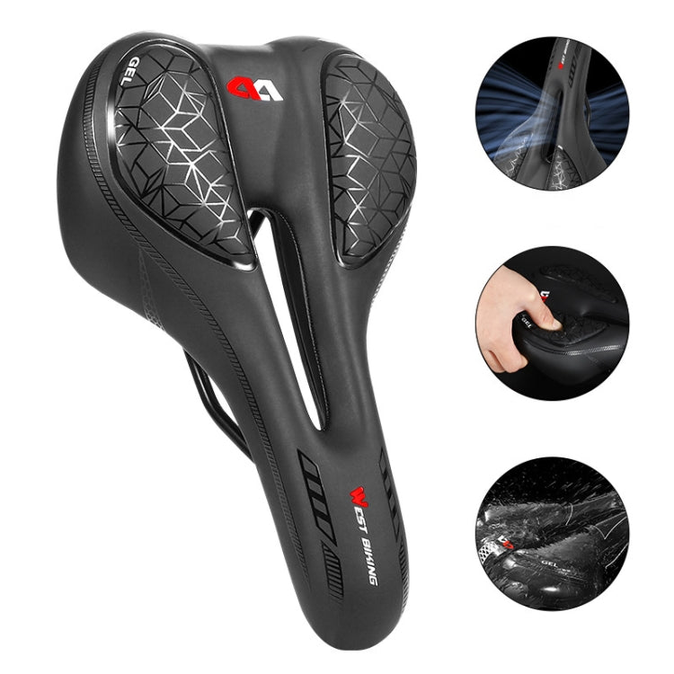 Comfortable Geometric Silicone Saddle for Bicycle Riding by WEST BIKING