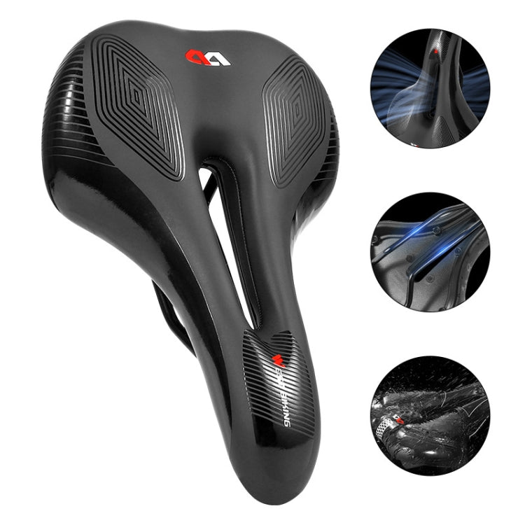WEST BIKING Rhombus Annual Wheel Silicone Bicycle Saddle