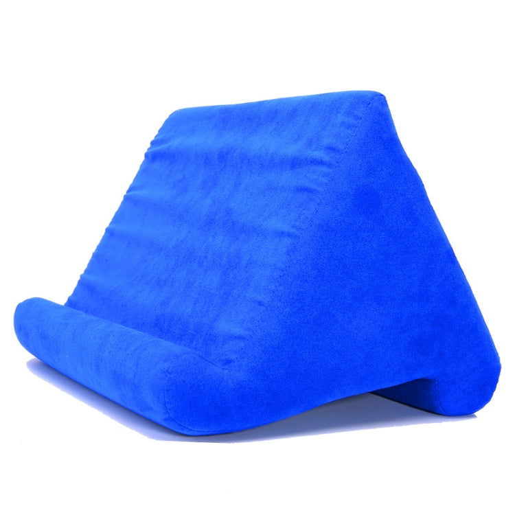 Blue Multi-Angle Pillow Tablet and Phone Bracket