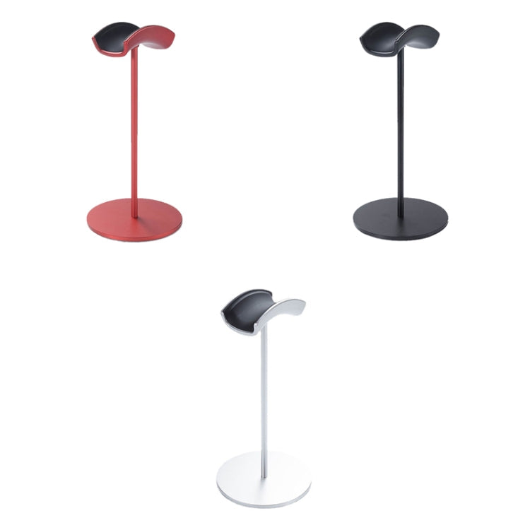 Sleek Silver Aluminum Alloy Desktop Headset Stand