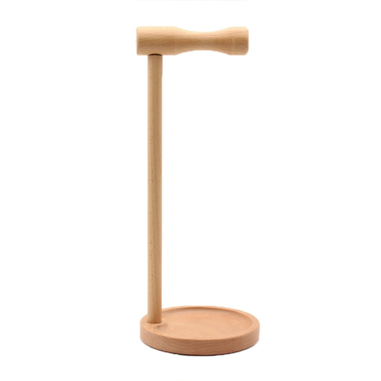 Elegant Beech Wood Headset Display Stand