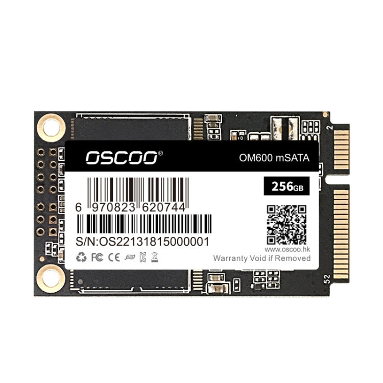 OSCOO OM600 MSATA Solid State Drive - 256GB Capacity