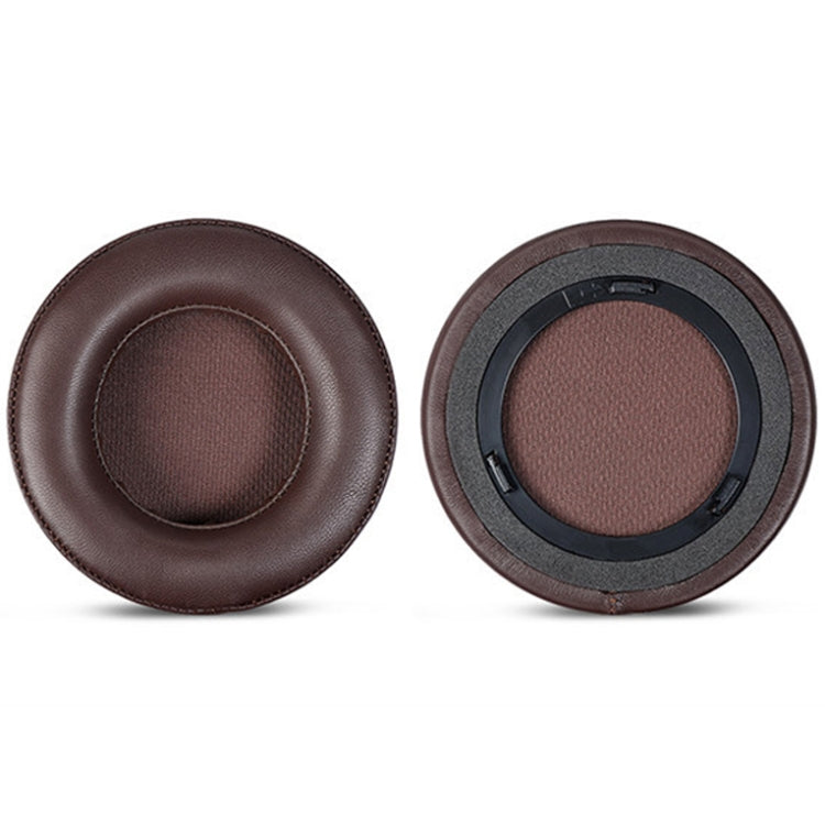 2 Pieces of Brown Lambskin Ear Cushions with Snap-fit for Corsair Virtuoso RGB Headset