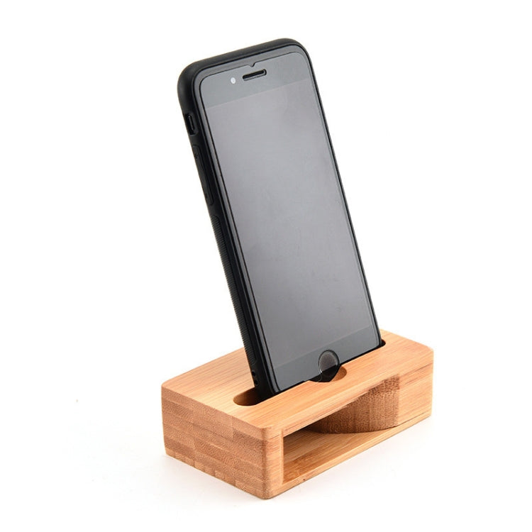 Bamboo Loudspeaker and Phone Stand Set - 2 Pieces