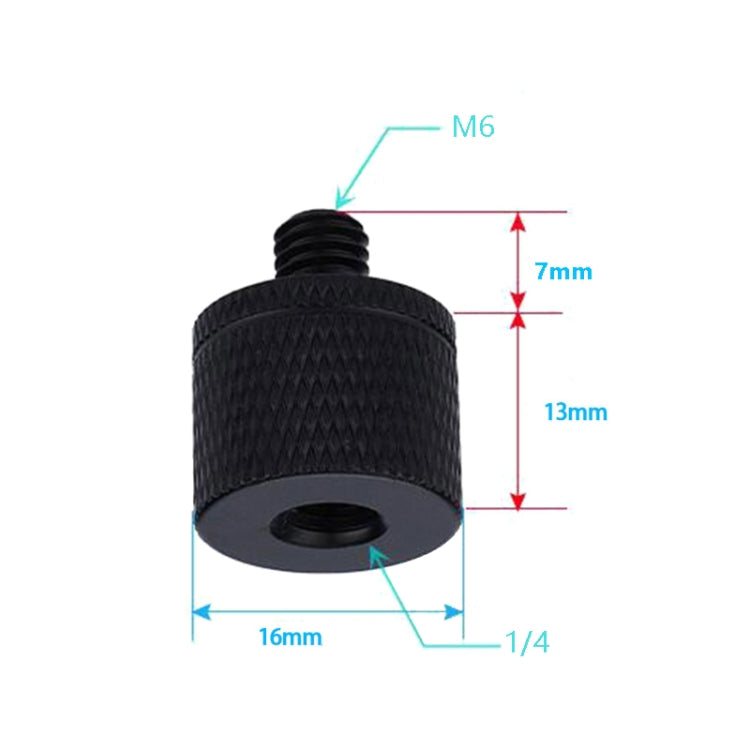 4 PCS Screw Adapter A20 1/4 Female to M6 Male Screw Adapter