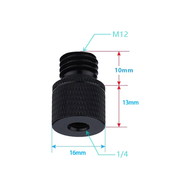 Versatile 1/4 Female to M12 Male Screw Adapter Set of 4