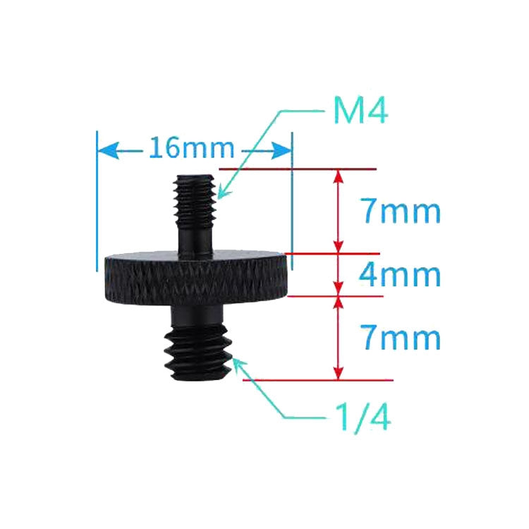 A24 1/4 Male to M4 Male Screw Adapter Set of 4