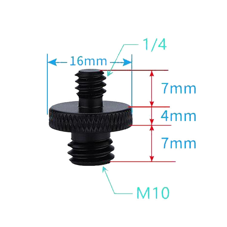 A28 1/4 Male to M10 Male Screw Adapter Set of 4 Pieces