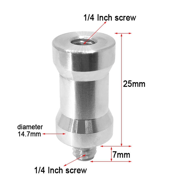 10-Piece 1/4 Female to 1/4 Male Screw Adapters