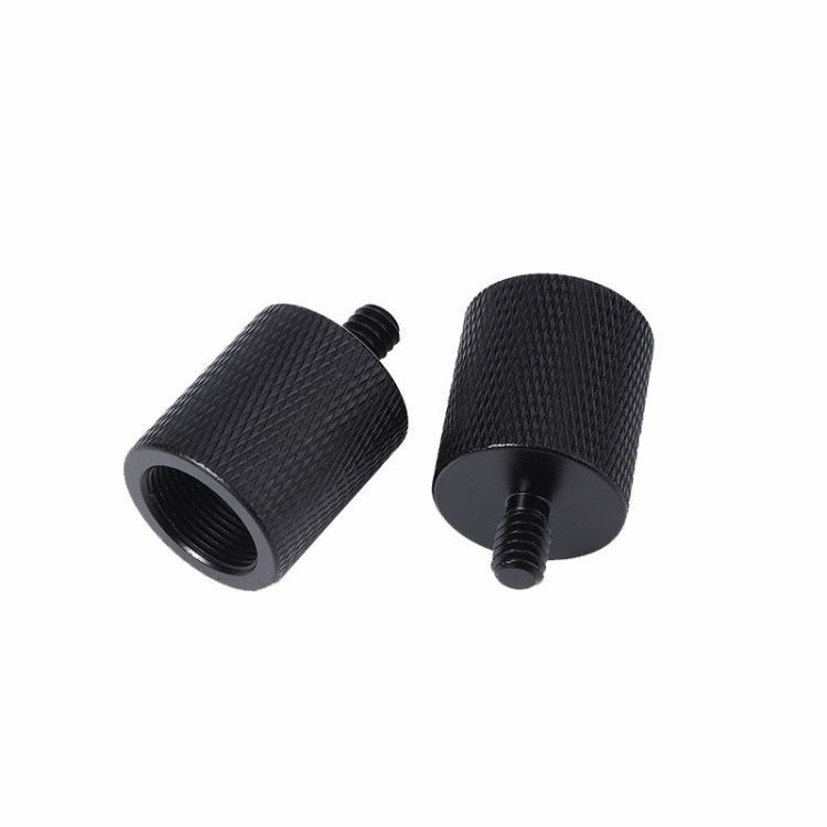 2 Piece Microphone Adapter Screw F1 5/8-27 Female to 1/4 Male Screw