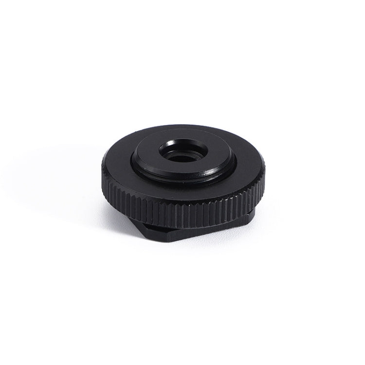 Aluminum Hot Shoe Adapter Set of 2: 5/8 Male to 1/4 Female