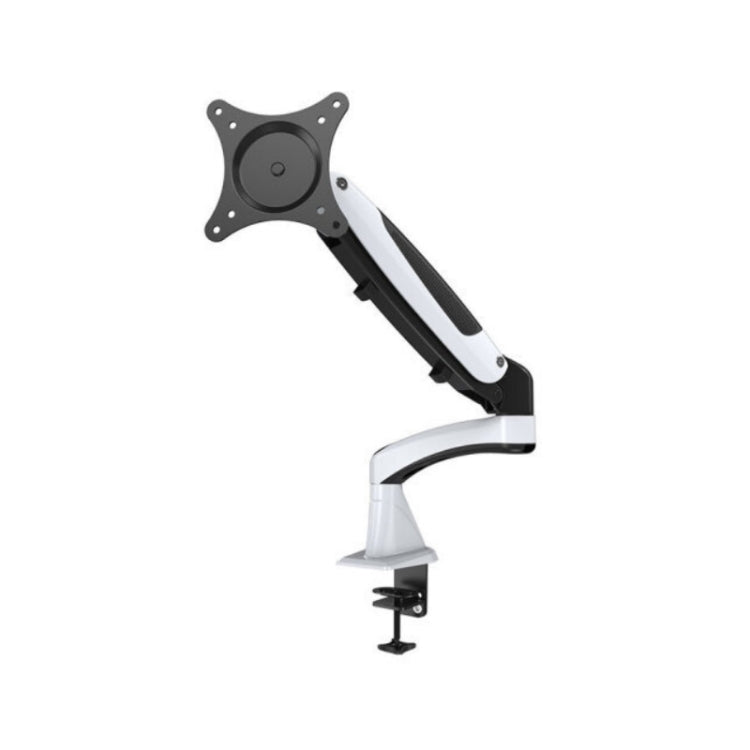 Gibbon Mounts GM112FC Clip Table White Telescopic Rotating Monitor Stand