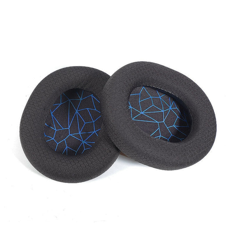 Comfortable Sponge Headset Pads for Steelseries Arctis Pro / Arctis 3 / 5 / 7 (Blue Print Mesh)