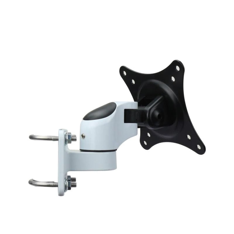 Hoop Mounted Adjustable Monitor Stand with Punch-Free Installation