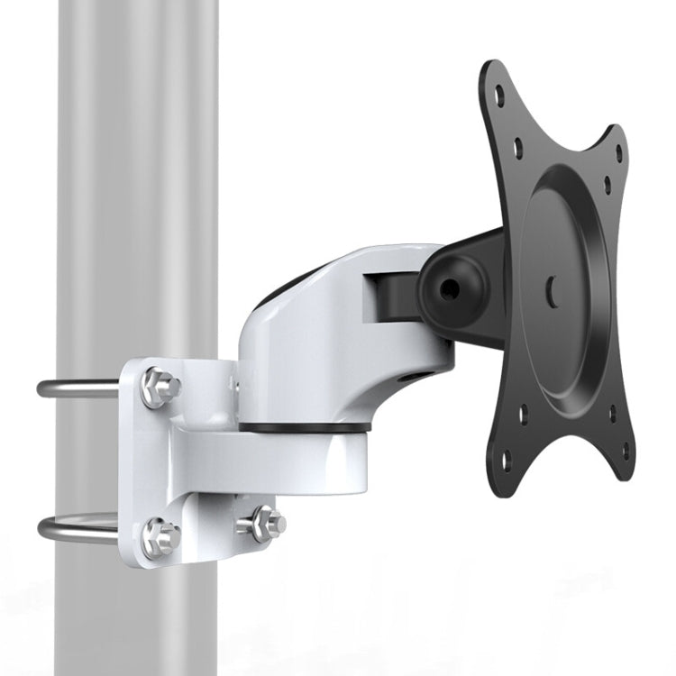 Hoop Mounted Adjustable Monitor Stand with Punch-Free Installation