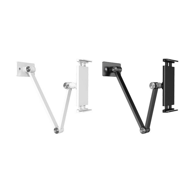 WS-2 Wall-Mounted Folding Telescopic Holder For Mobile Phone And Tablet (Black Gray)