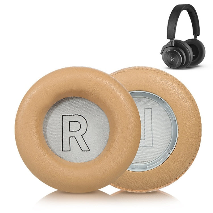 Upgrade Your BO BeoPlay H7 / H9 / H9i 3rd Headphones with Genuine Leather Earmuffs (Apricot)