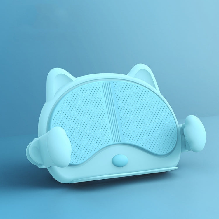 Blue Cat Shaped Retractable Tablet Stand