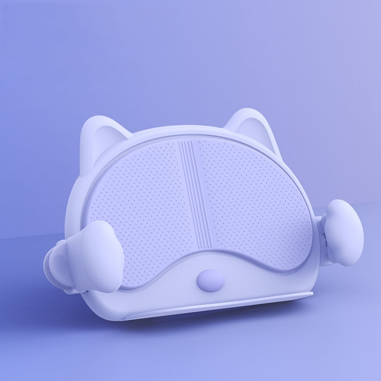 Cat-Shaped Adjustable Tablet Stand (Purple)