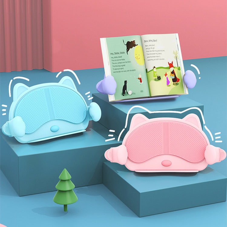 Blue Cat Shaped Retractable Tablet Stand