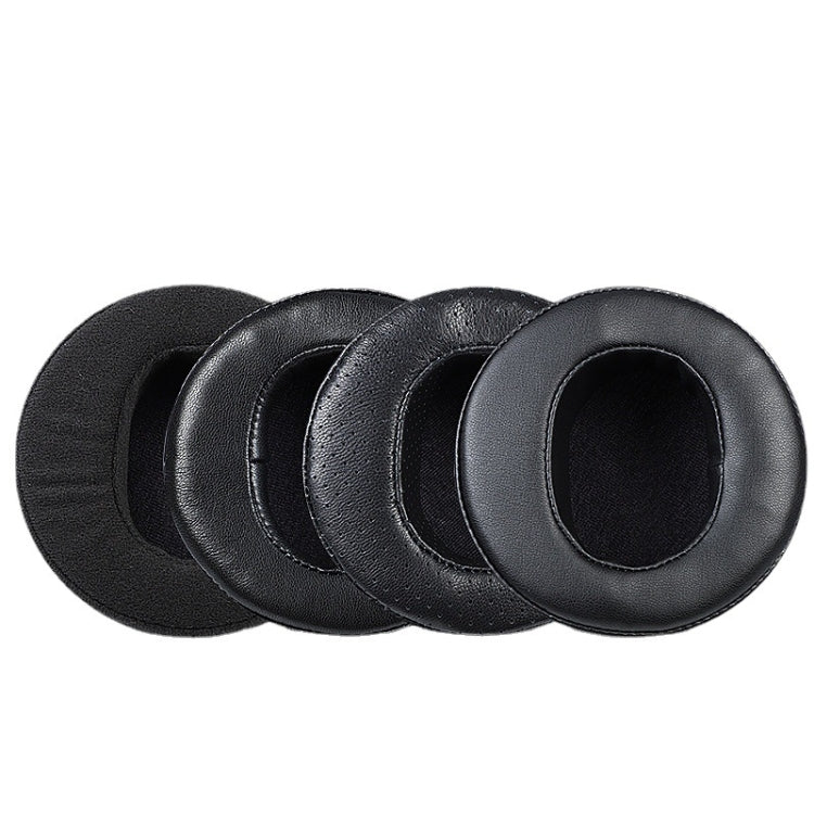 Black Protein Skin Sponge Earphone Covers for Audeze LCD2/LCD3/LCD4K/LCDXC/MX4