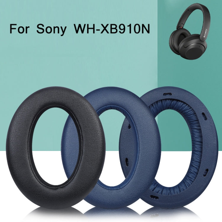 Protein Skin Black Earphone Covers for Sony WH-XB910N - 1 Pair