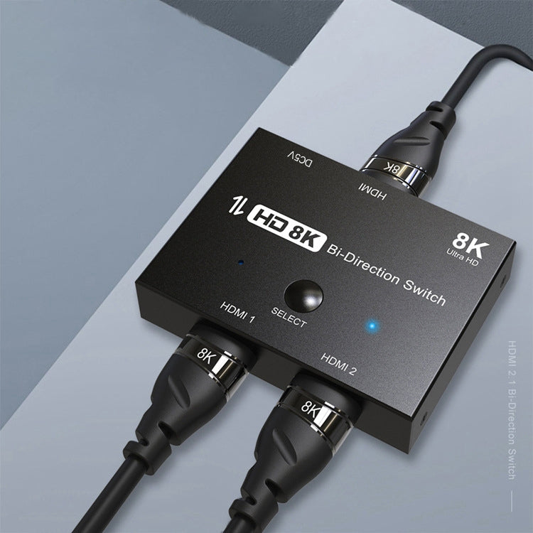 HDMI 2.1 Two-Way Switcher for PS5 - Enhance Your Multimedia Experience