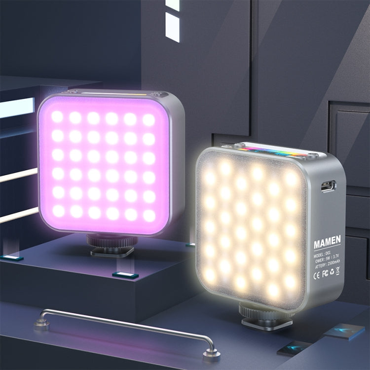 Mamen D01 66 LEDs Double-Sided RGB LED Fill Lights