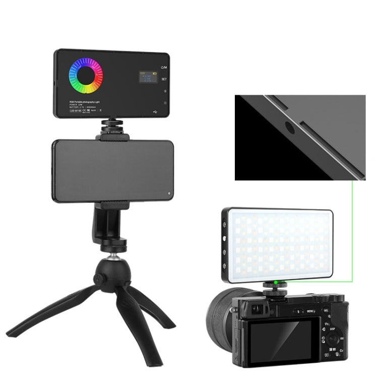 RGB Portable LED Photography Fill Light with Multi-Functional Design