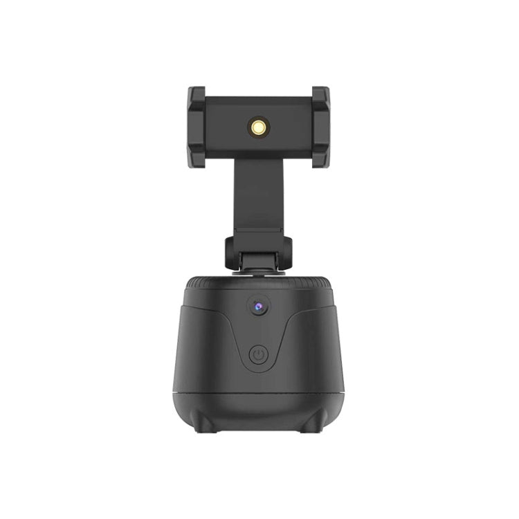 AI Face Tracking Tripod Holder with 360-Degree Rotation (Black)