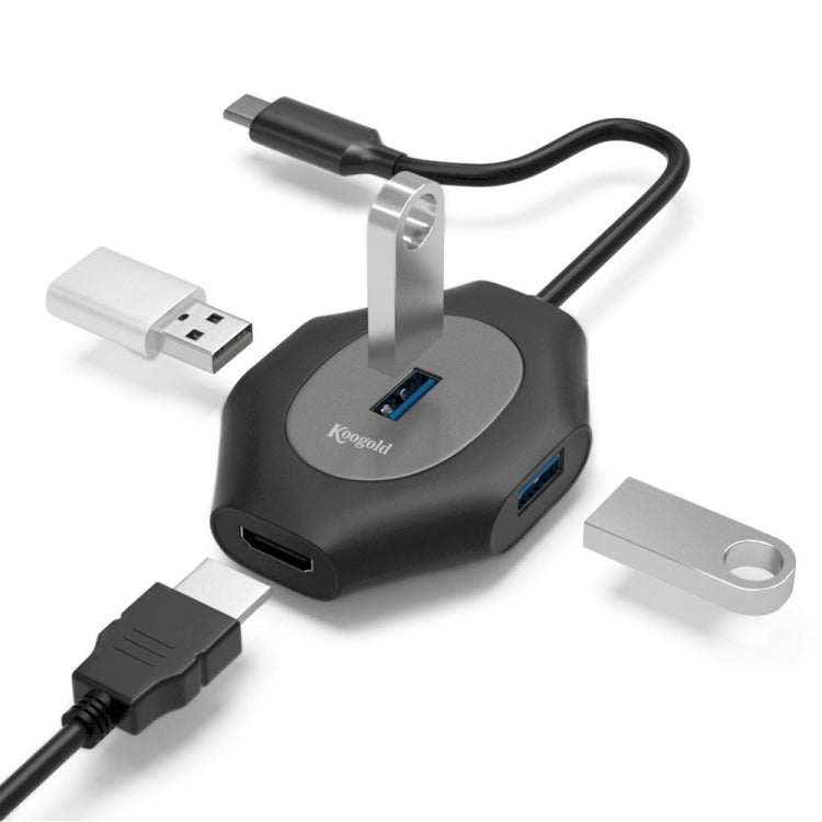 PD Fast Charging Multi-Port USB Docking Station with 2 Ports