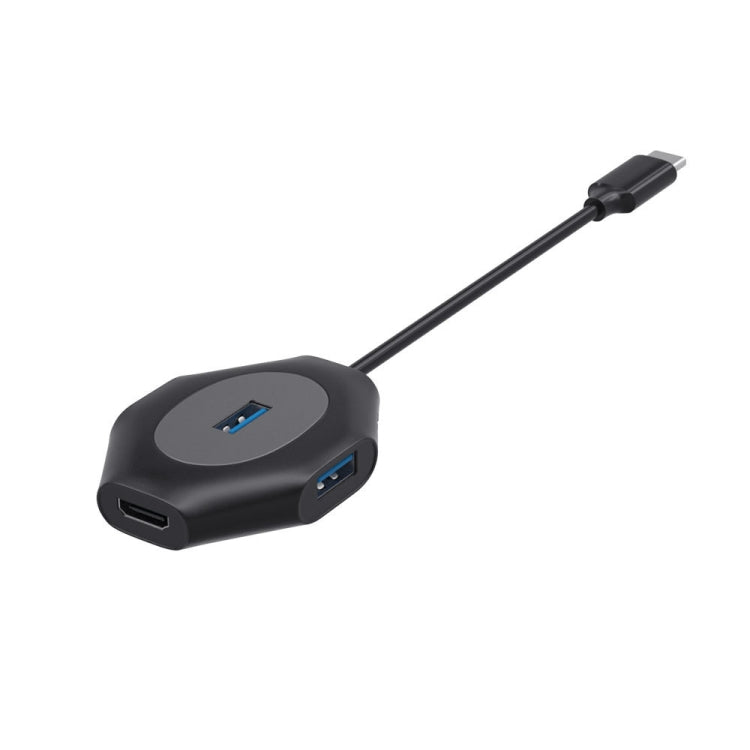 PD Fast Charging Multi-Port USB Docking Station with 2 PCS